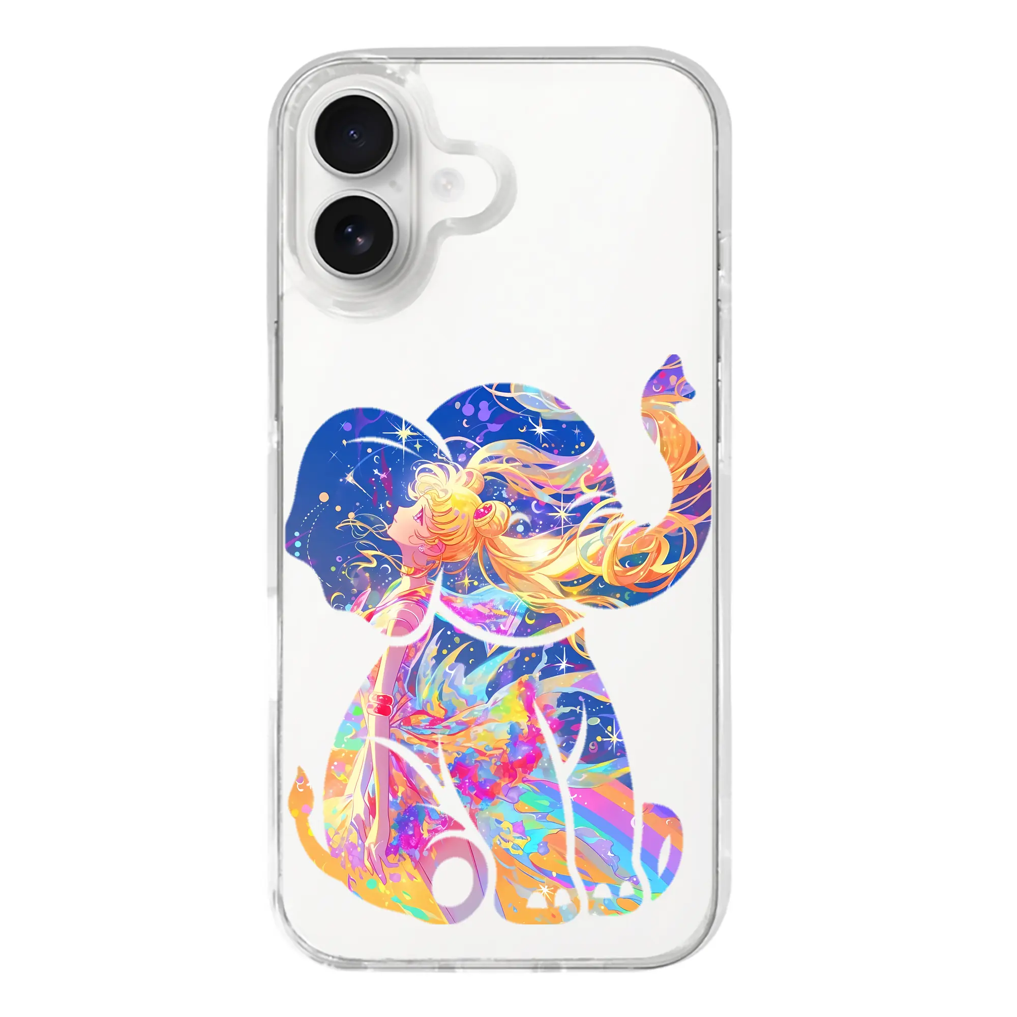 美少女戦士セーラームーン グッズ 月野 うさぎ - iPhone 17シリーズ 透明スマホケース – 薄型・耐衝撃・精密フィット保護カバー